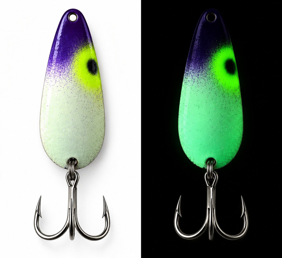 Purple Ghost Ultra Glow Casting Spoon