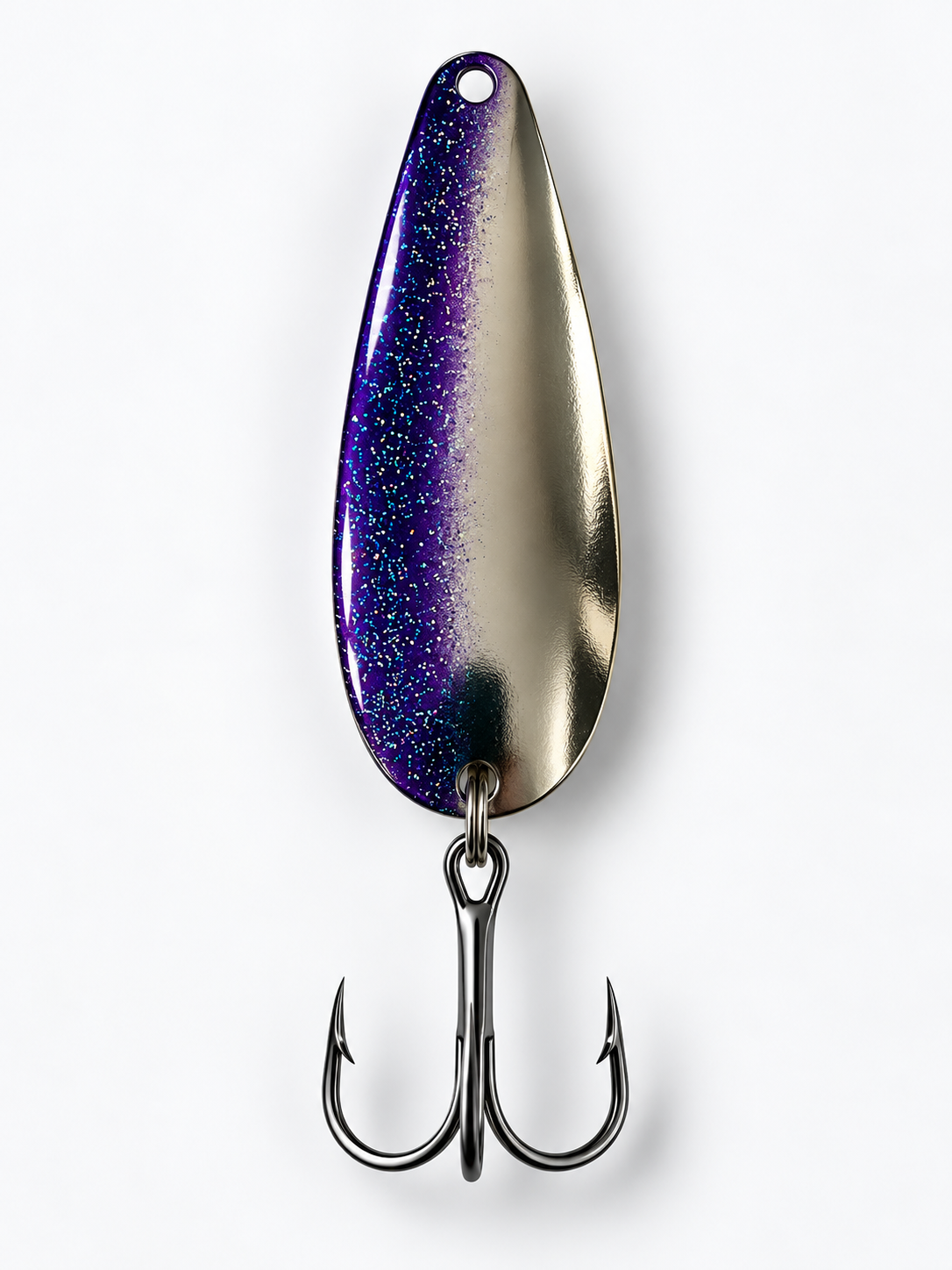 Purple N’ Silver Casting Spoon