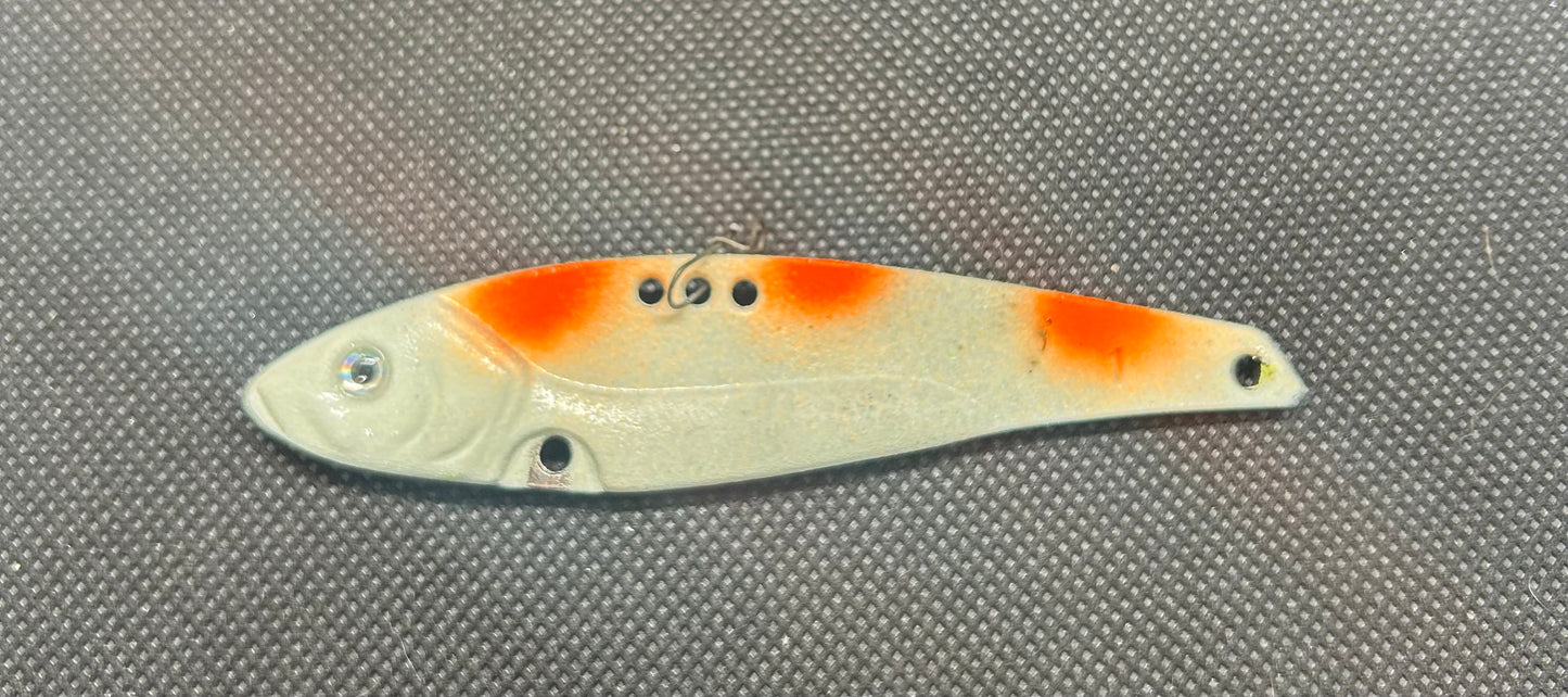 Orange Dot Ultra Glow Blade Bait