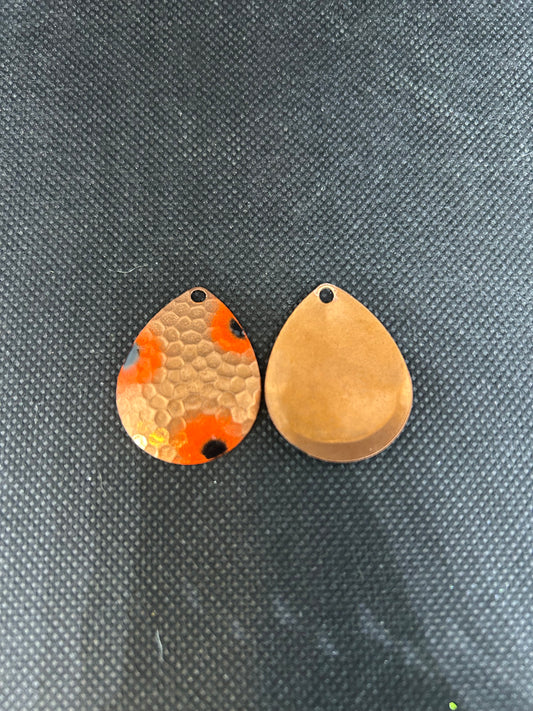 Hex Orange/Black Dot (3 pack)