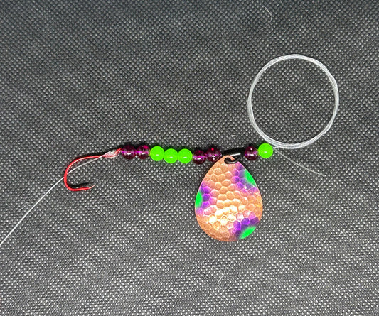Hex Purple Green Dot Single Harness