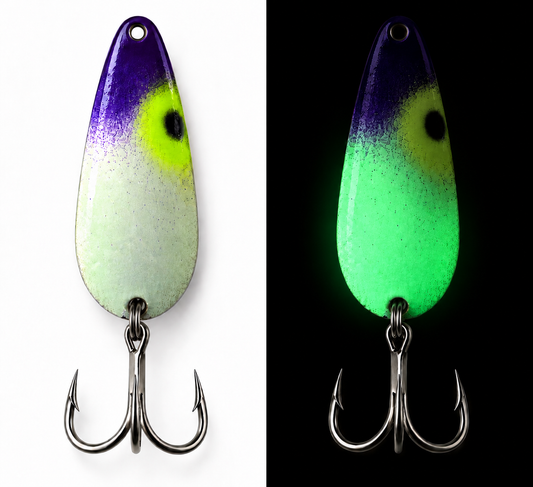 Purple Ghost Ultra Glow Casting Spoon
