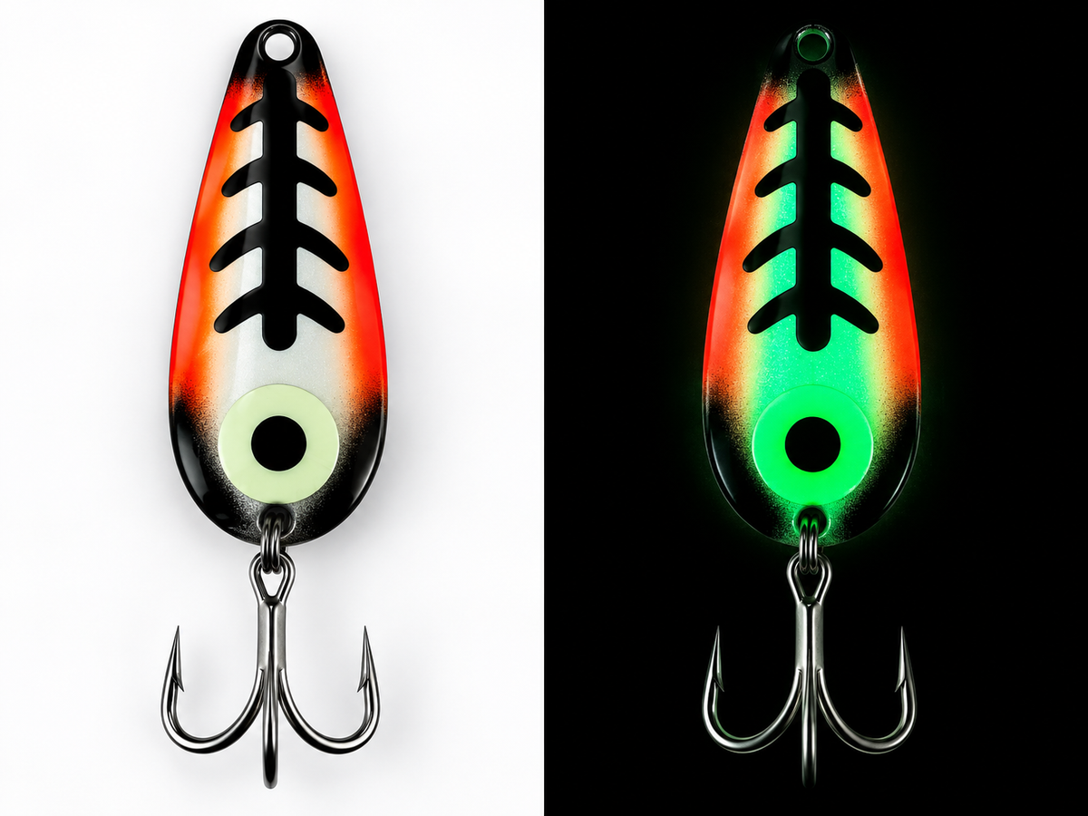Orange Reaper Ultra Glow Casting Spoon
