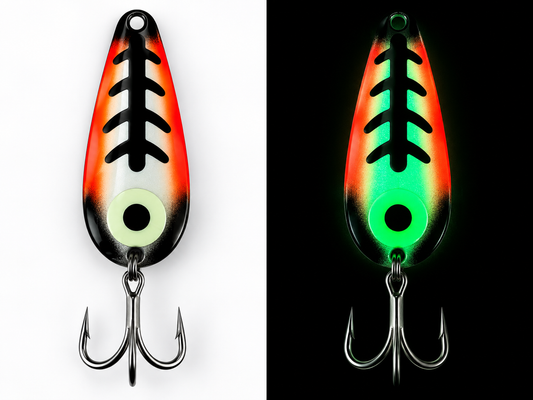 Orange Reaper Ultra Glow Casting Spoon