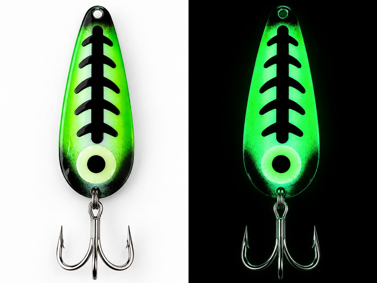 Green Reaper Ultra Glow Casting Spoon
